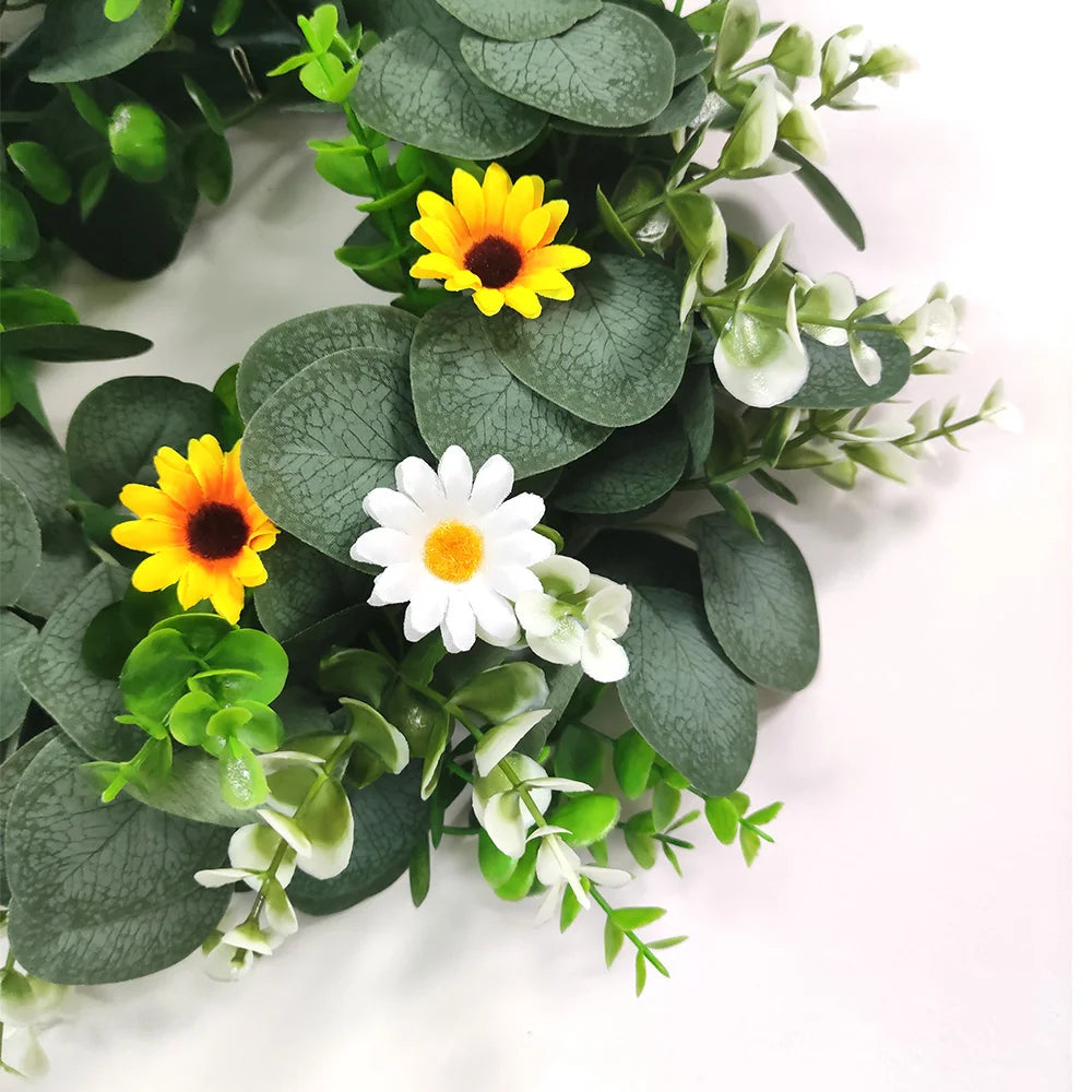 Sunflower Garland Wreath Wall Decoration