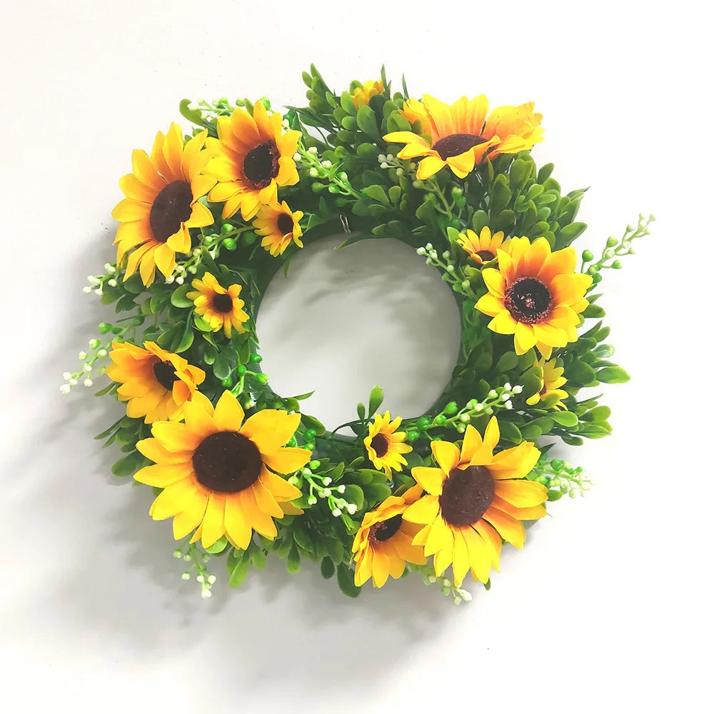 Sunflower Garland Wreath Wall Decoration