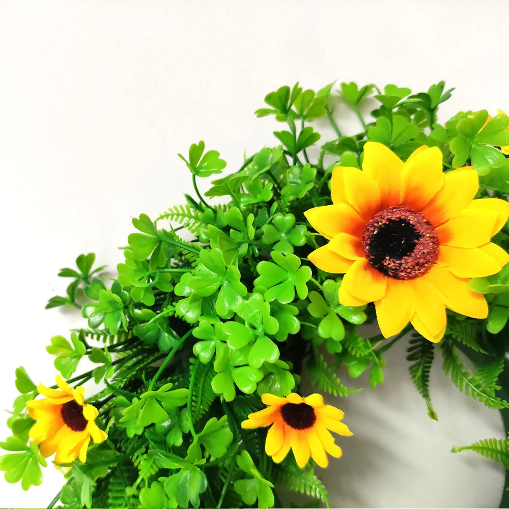 Sunflower Garland Wreath Wall Decoration