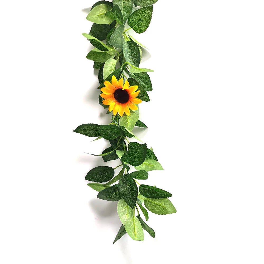 Sunflower Garland Wreath Wall Decoration