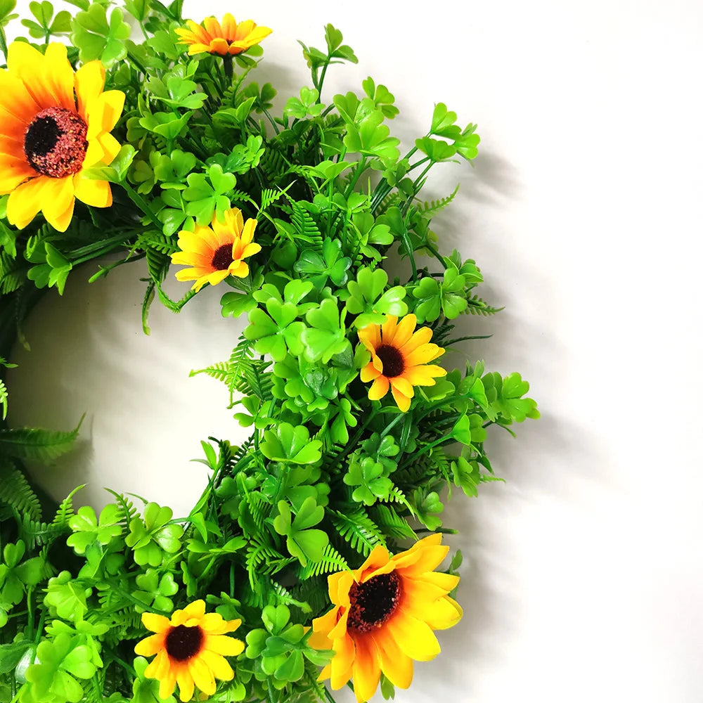 Sunflower Garland Wreath Wall Decoration