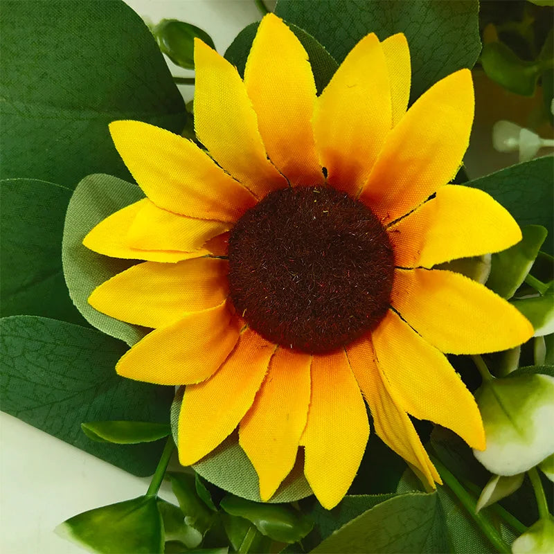 Sunflower Garland Wreath Wall Decoration