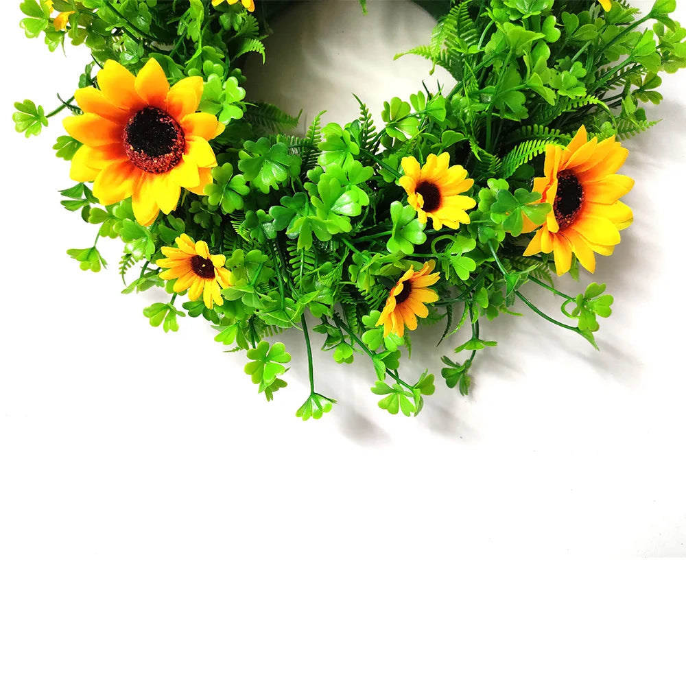Sunflower Garland Wreath Wall Decoration