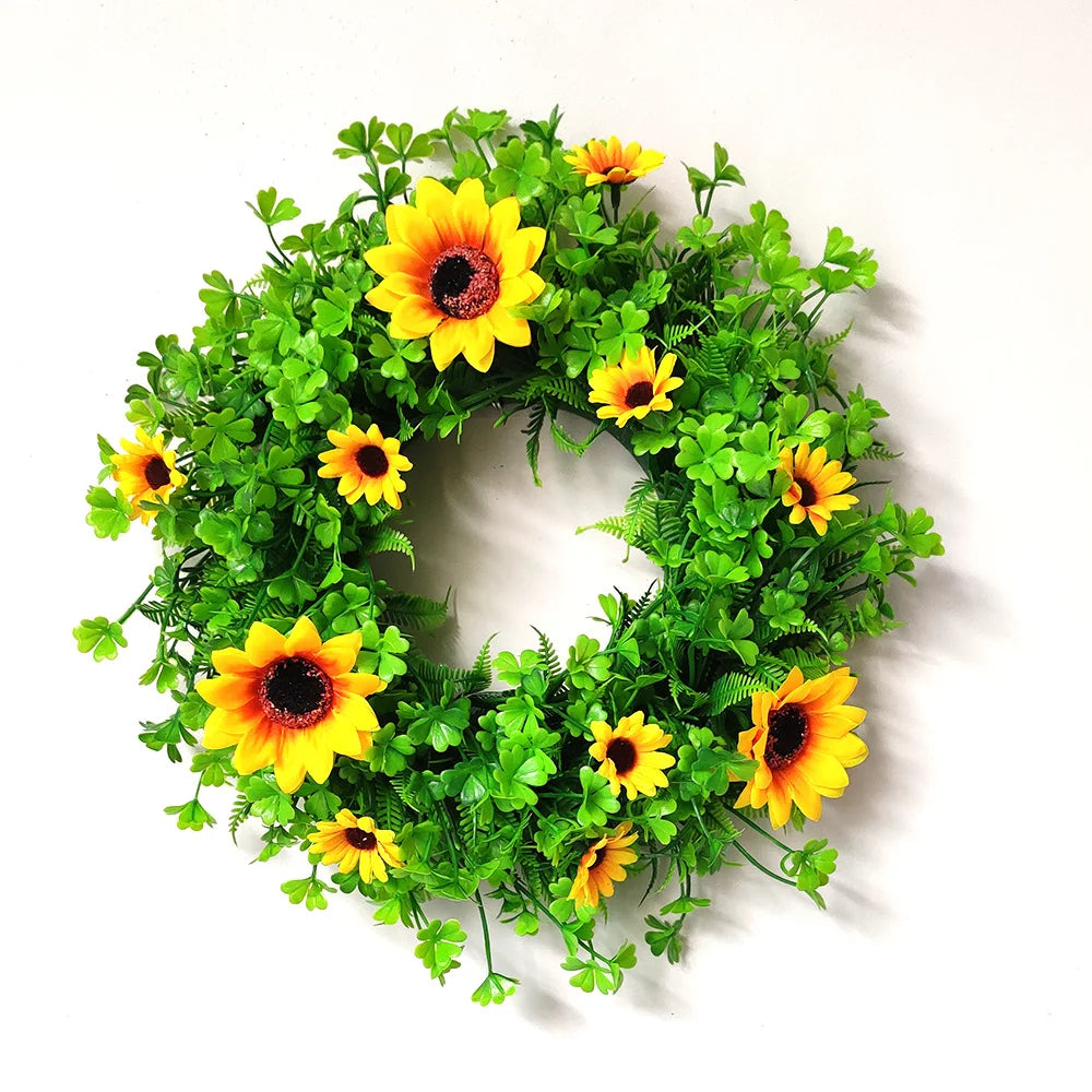 Sunflower Garland Wreath Wall Decoration
