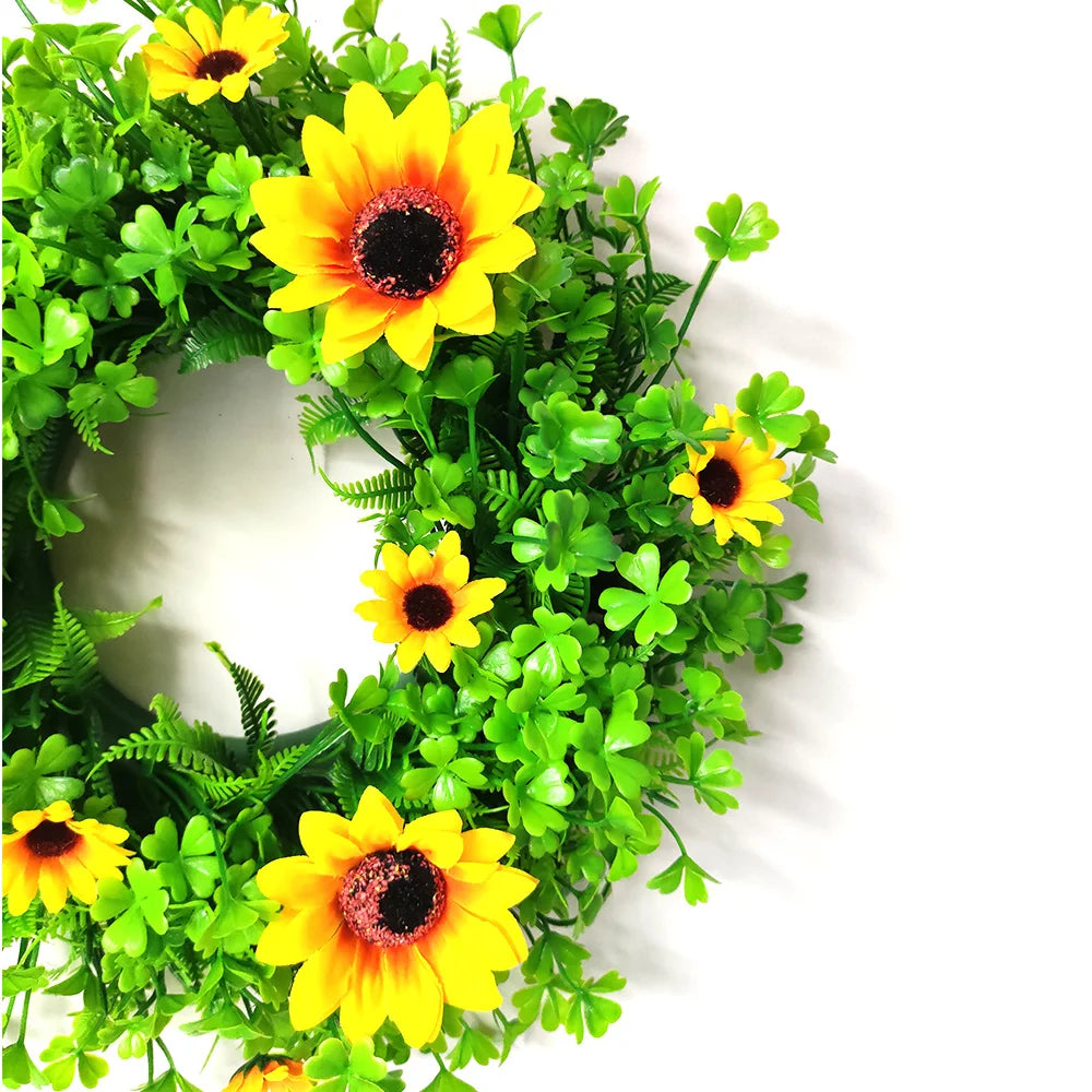 Sunflower Garland Wreath Wall Decoration