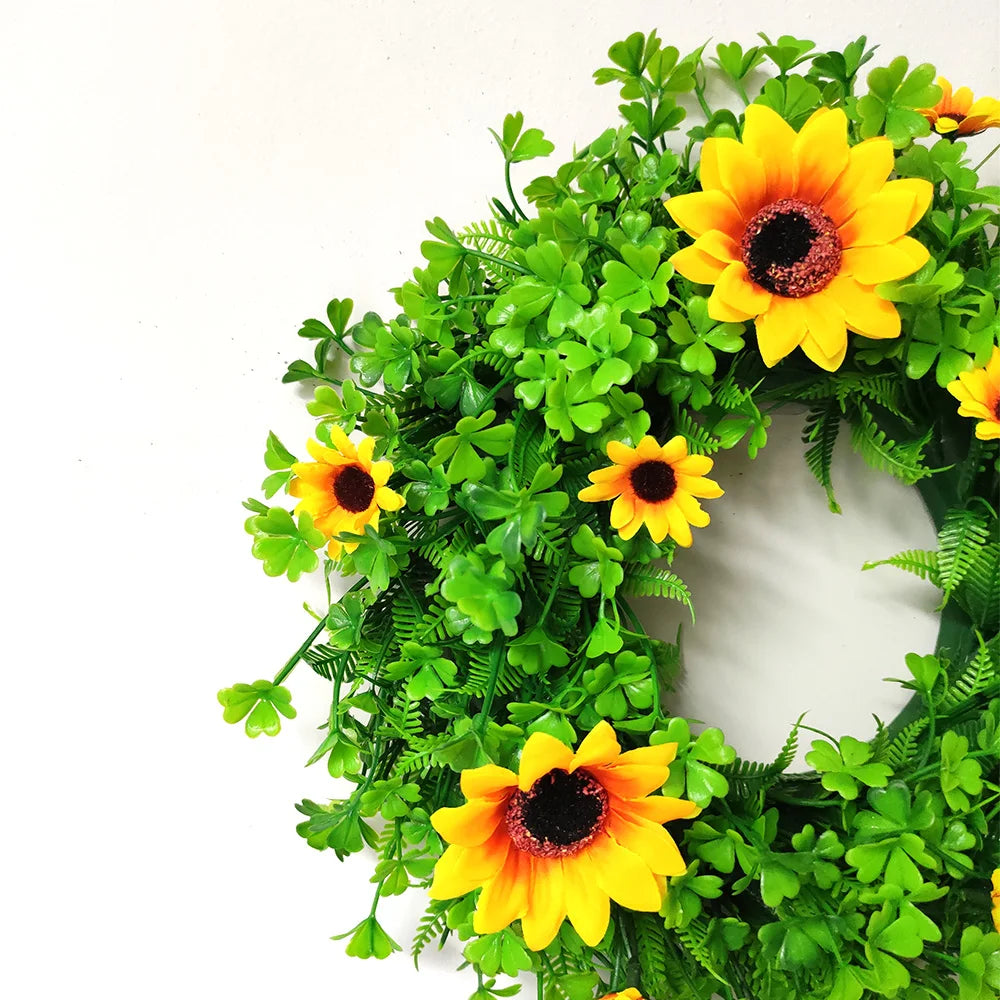 Sunflower Garland Wreath Wall Decoration