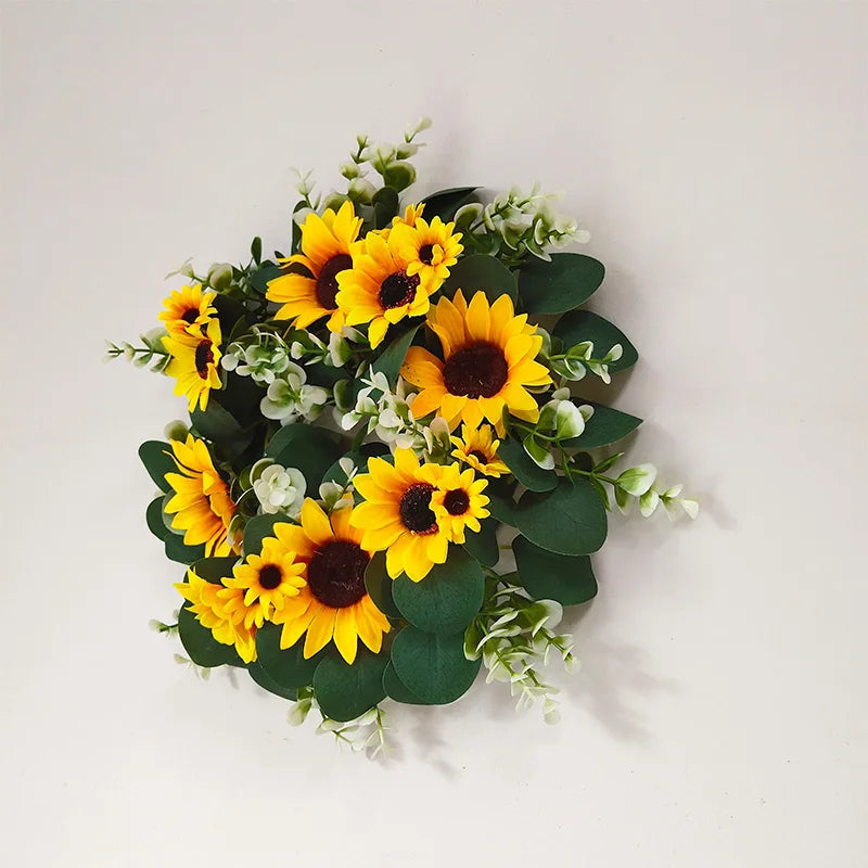 Sunflower Garland Wreath Wall Decoration