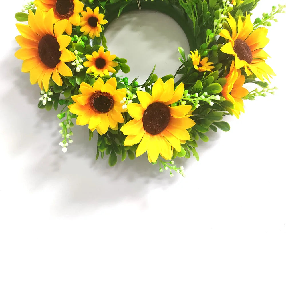 Sunflower Garland Wreath Wall Decoration
