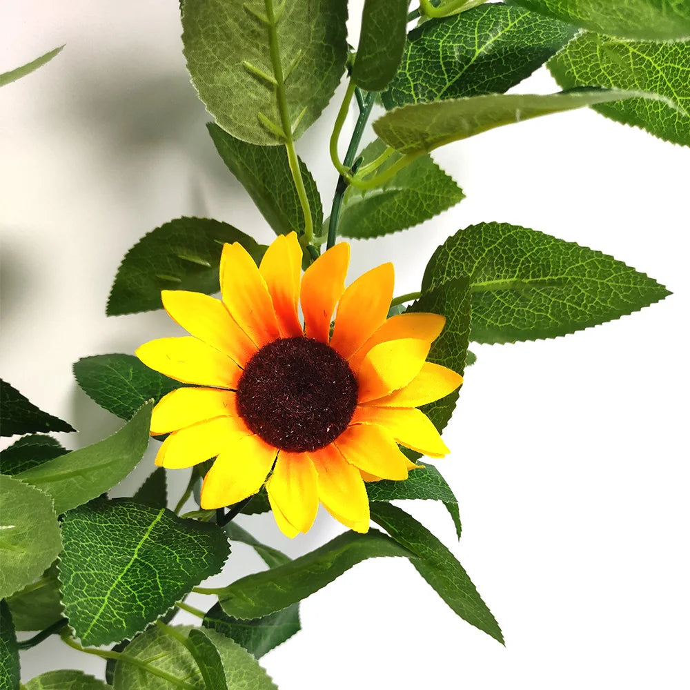 Sunflower Garland Wreath Wall Decoration