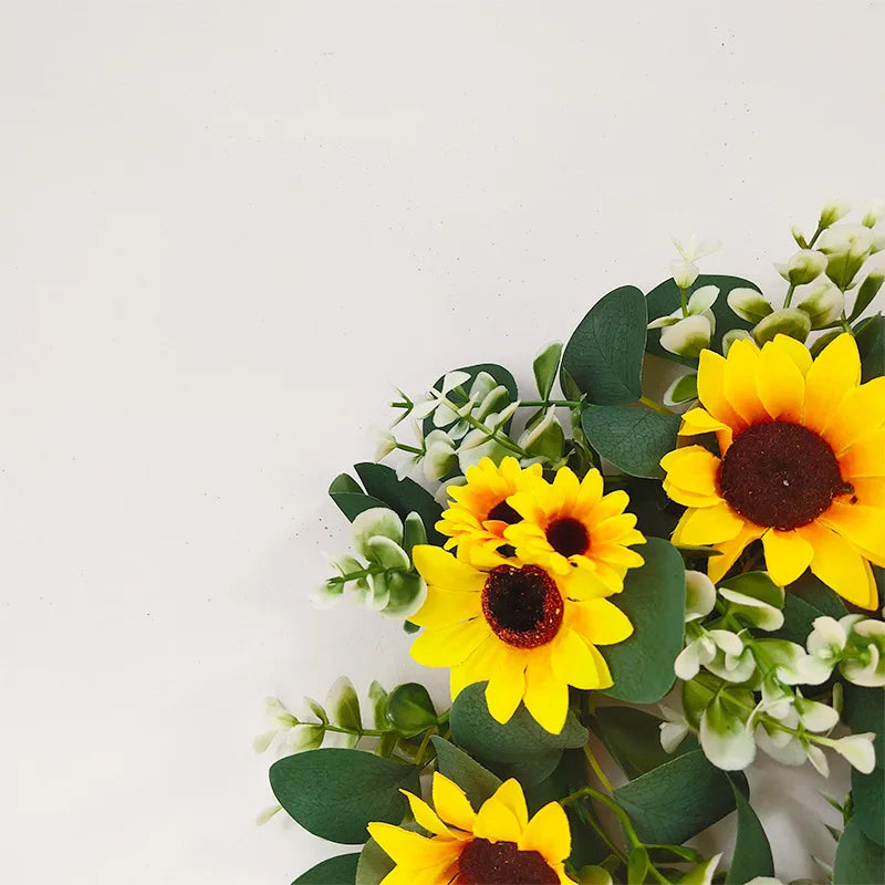 Sunflower Garland Wreath Wall Decoration