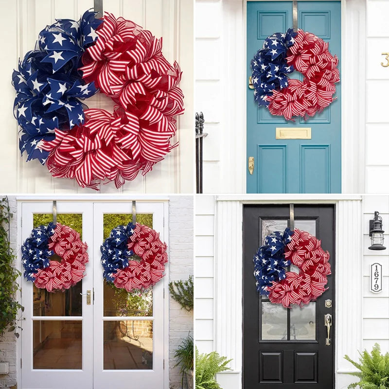 Round Patriotic Wreath