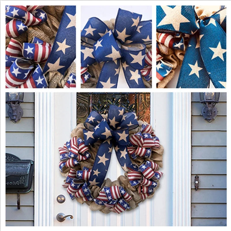 Round Patriotic Wreath