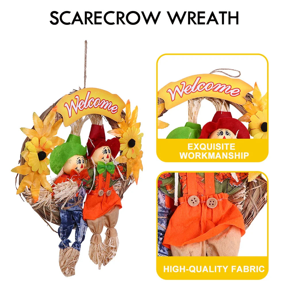 Harvest Scarecrow Hug Welcome