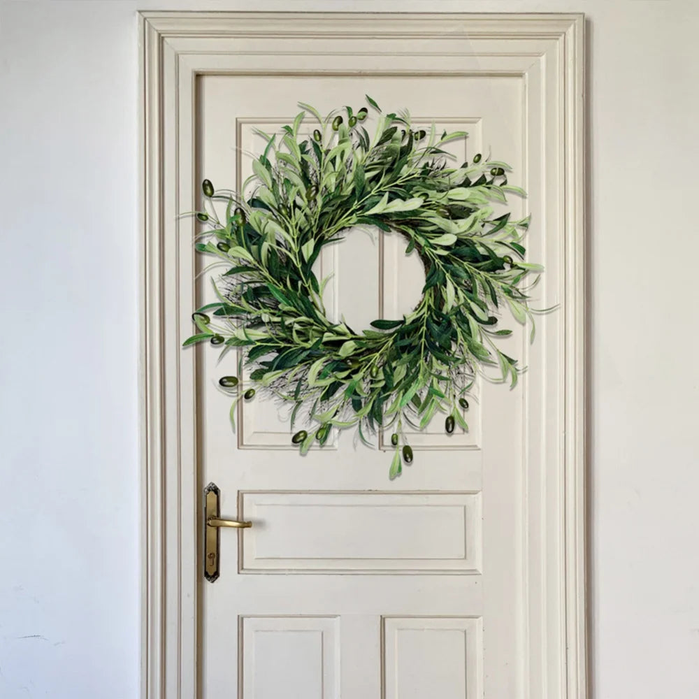 Green Olive Leave Wall Window Decor