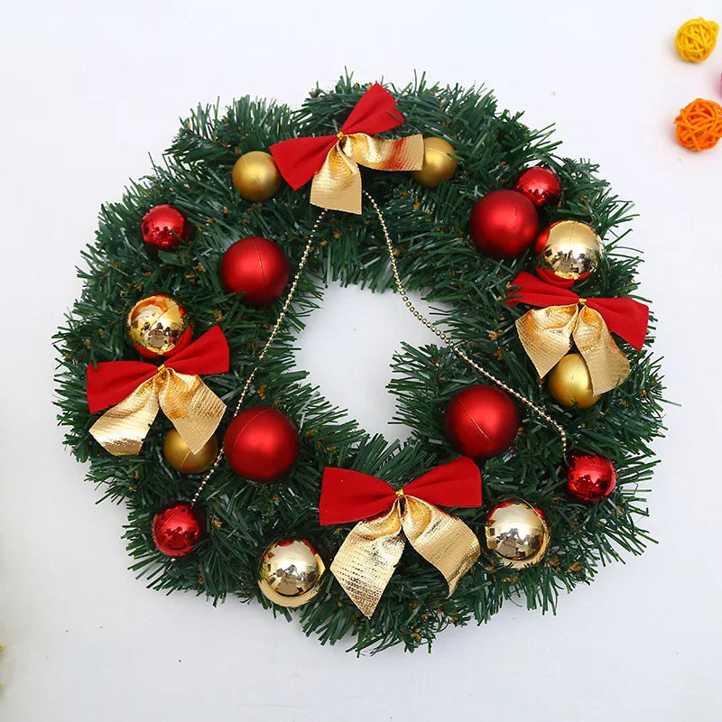 Red Christmas Wreath