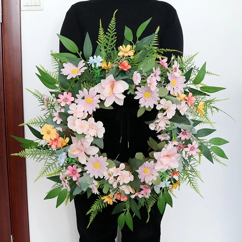 Yannew Colorful Flower Wreath