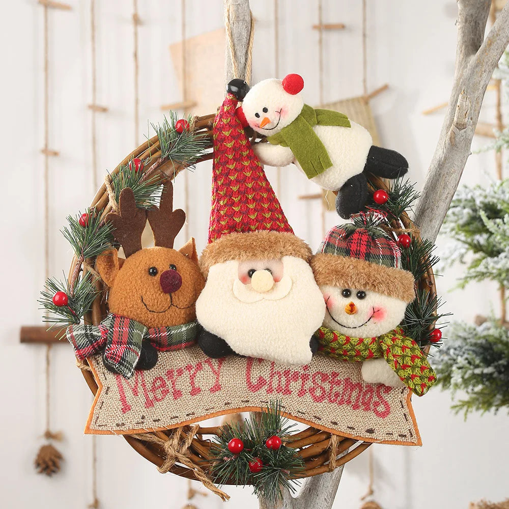Old Snowman Elk Christmas