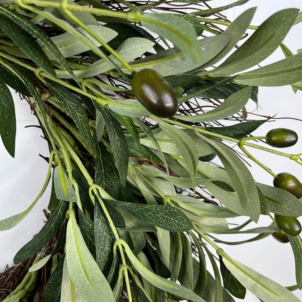 Green Olive Leave Wall Window Decor