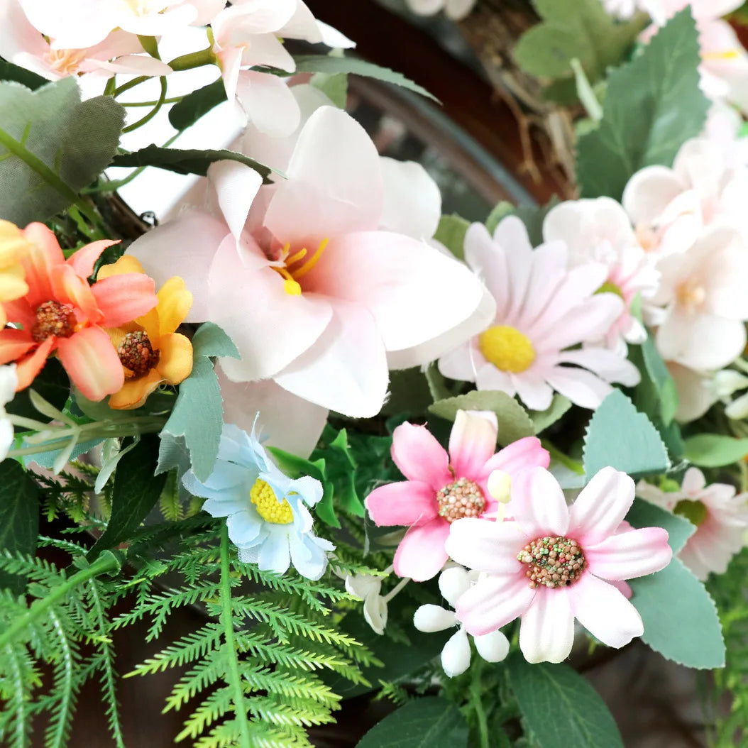 Yannew Colorful Flower Wreath