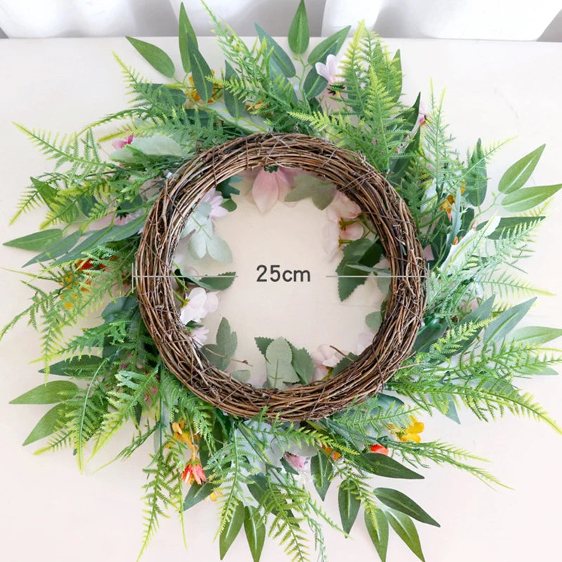 Yannew Colorful Flower Wreath