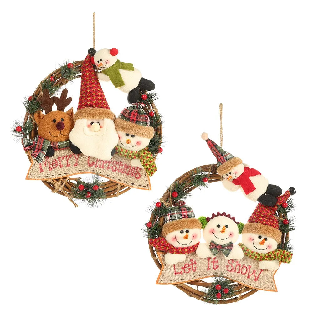 Old Snowman Elk Christmas