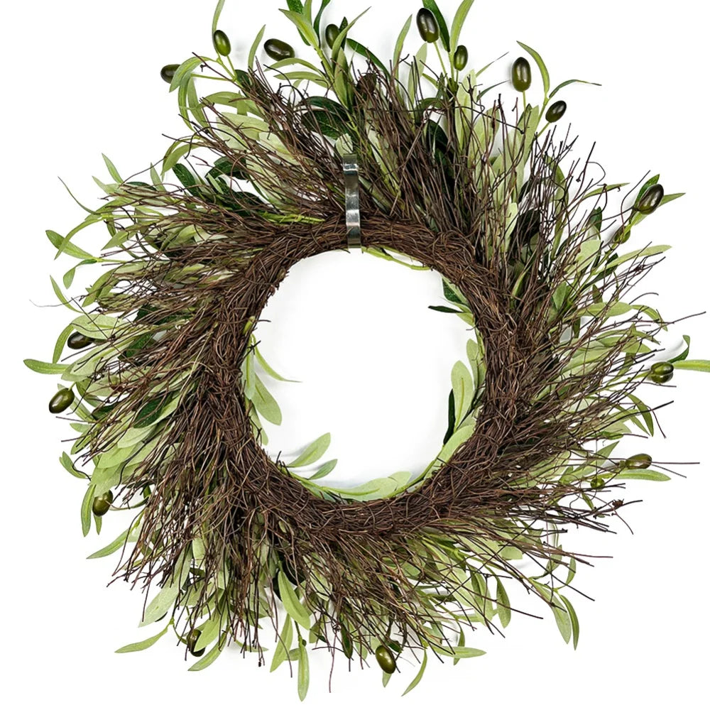 Green Olive Leave Wall Window Decor