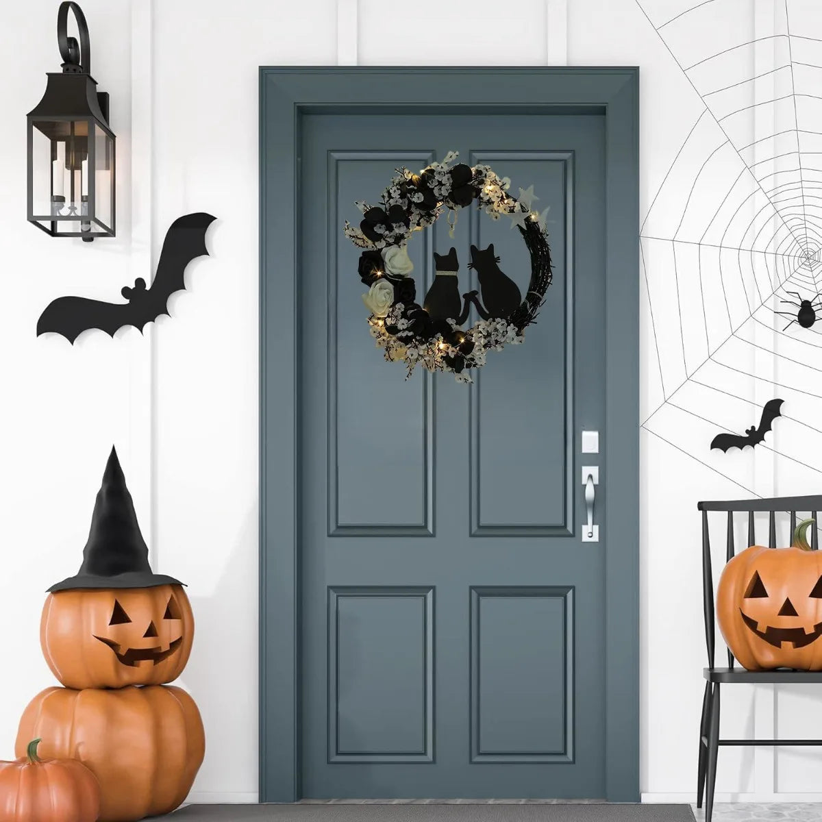 Moonlight Whiskers Wreath