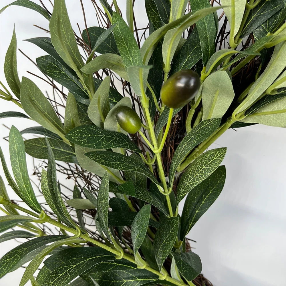 Green Olive Leave Wall Window Decor