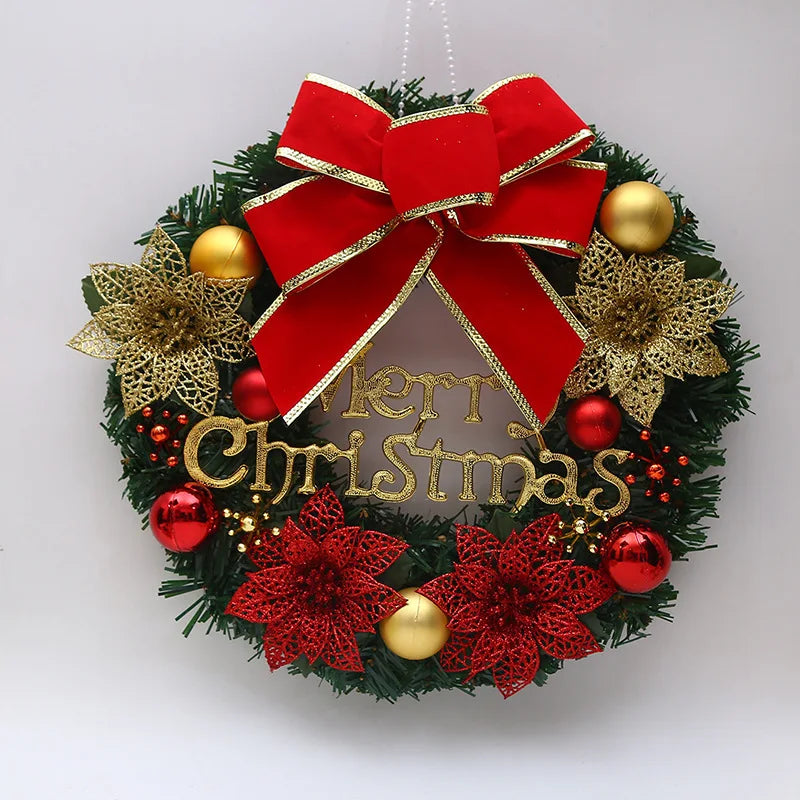 Red Christmas Wreath