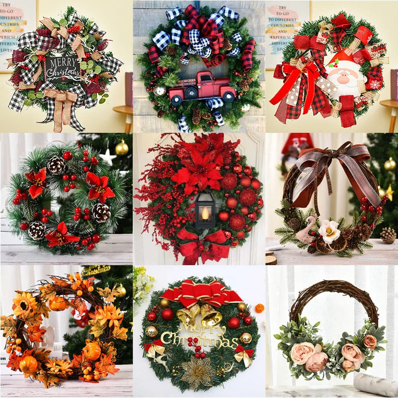 Red Christmas Wreath