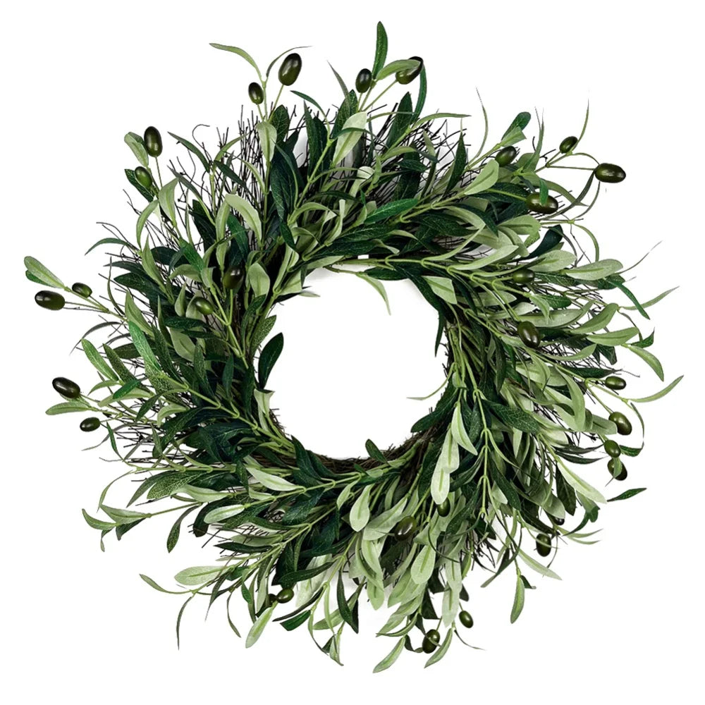 Green Olive Leave Wall Window Decor