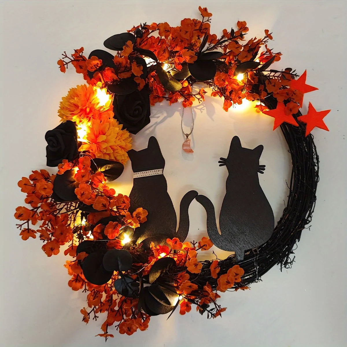 Moonlight Whiskers Wreath