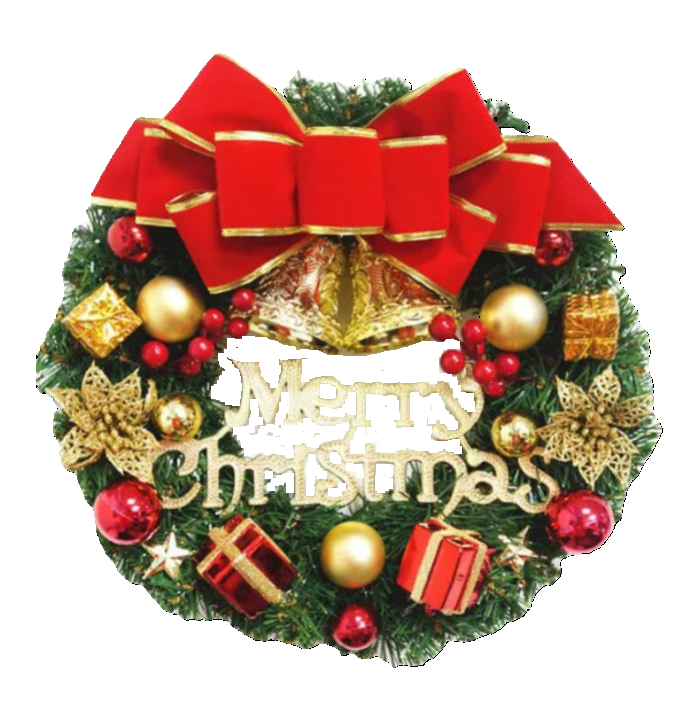 Red Christmas Wreath